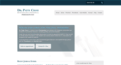 Desktop Screenshot of drpattychou.com.au
