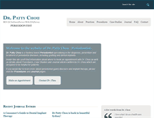 Tablet Screenshot of drpattychou.com.au